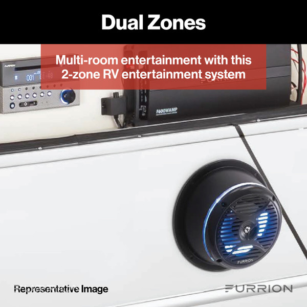 Furrion RV & Marine Entertainment System - 40W, 2-Zone #DV7200S