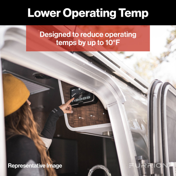 Furrion Square Powersmart Inlet - 50A, 125/250V, White #F52INS-PS-AM