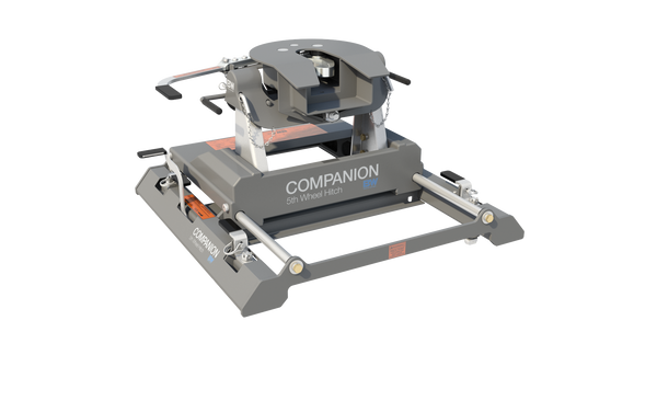 2020-2023 Chevrolet/GMC 2500 & 3500 Heavy Duty with OEM Puck System2 B&W Companion Slider 5th Wheel Hitch Kit For 2020 GM Puck System RVK3775 - B&W Trailer Hitches