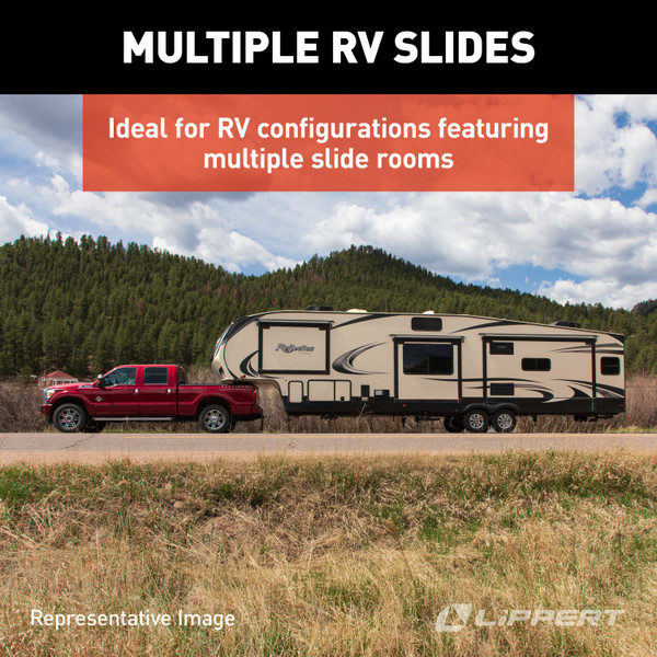 Lippert 53" Hydraulic Cylinder with 38" Stroke; 1-1/2" Bore; 3/4"-10 Thread