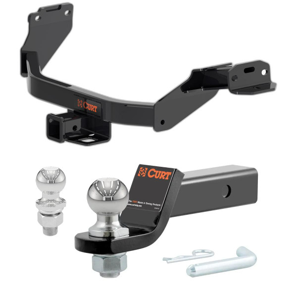 2021-2025 Kia Sorento All CURT Class 3 Trailer Hitch, 2" Receiver + 2" Ball + 1-7/8" Ball Kit - CURT