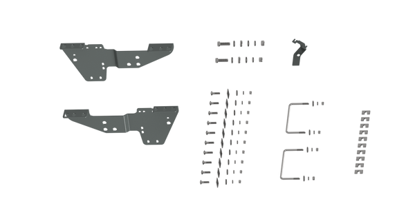 B&W Trailer Hitches Custom Installation Brackets For Universal Mounting Rails For Some Ford Trucks Fifth Wheel Trailer Hitch Bracket BQVLRVR2500 - B&W Trailer Hitches