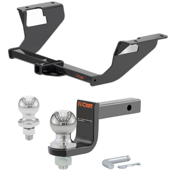 2022-2024 Subaru WRX All Class 1 Trailer Hitch, 1-1/4" Receiver + 2" Ball + 1-7/8" Ball Kit - CURT