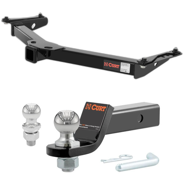 1996-2002 Toyota 4Runner All CURT Class 3 Trailer Hitch, 2" Receiver + 2" Ball + 1-7/8" Ball Kit - CURT