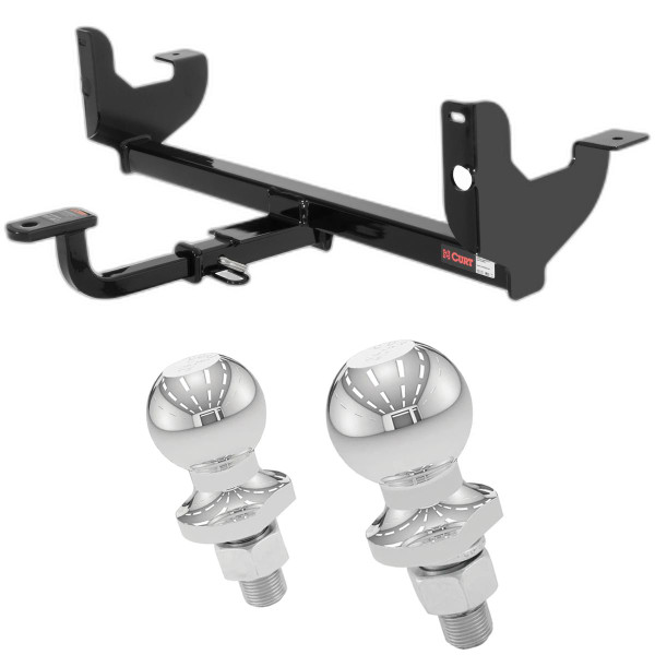 2007-2009 Saturn Aura Sedan Class 2 Trailer Hitch, 1-1/4" Ball Mount - CURT