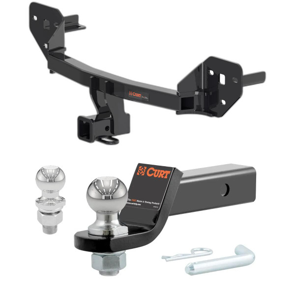 2020-2025 Subaru Legacy All CURT Class 3 Trailer Hitch, 2" Receiver + 2" Ball + 1-7/8" Ball Kit - CURT