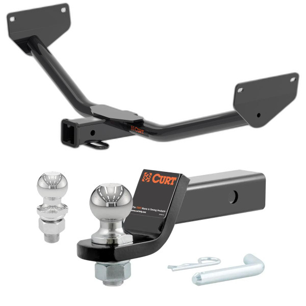 2024-2025 Chevrolet Trax All CURT Class 3 Trailer Hitch, 2" Receiver + 2" Ball + 1-7/8" Ball Kit - CURT
