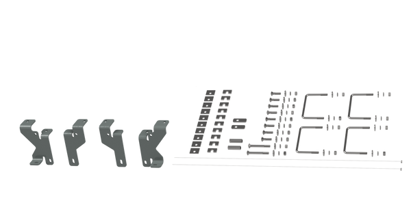 B&W Trailer Hitches Custom Installation Brackets For Universal Mounting Rails For Some RAM Trucks Fifth Wheel Trailer Hitch Bracket BQVLRVR2600 - B&W Trailer Hitches