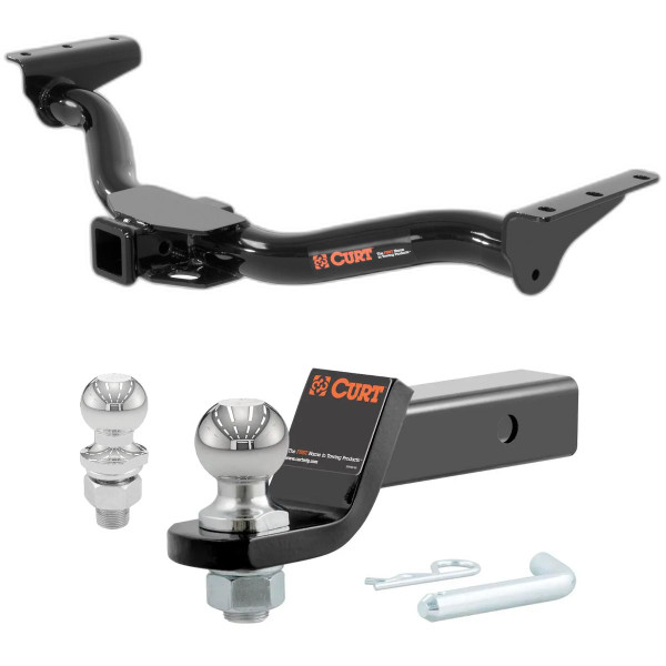 2000-2004 Nissan Xterra All CURT Class 3 Trailer Hitch, 2" Receiver + 2" Ball + 1-7/8" Ball Kit - CURT