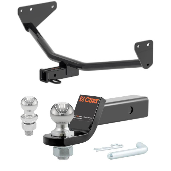2023-2025 Mitsubishi Outlander PHEV All CURT Class 3 Trailer Hitch, 2" Receiver + 2" Ball + 1-7/8" Ball Kit - CURT