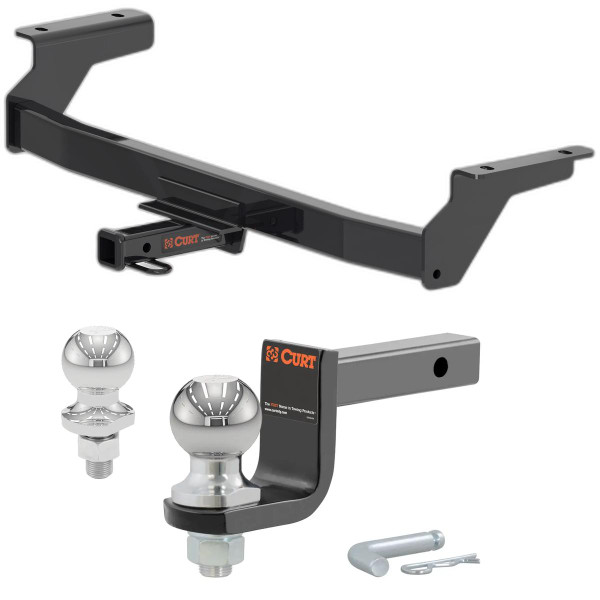 2020-2025 Mazda CX-30 All Class 1 Trailer Hitch, 1-1/4" Receiver + 2" Ball + 1-7/8" Ball Kit - CURT