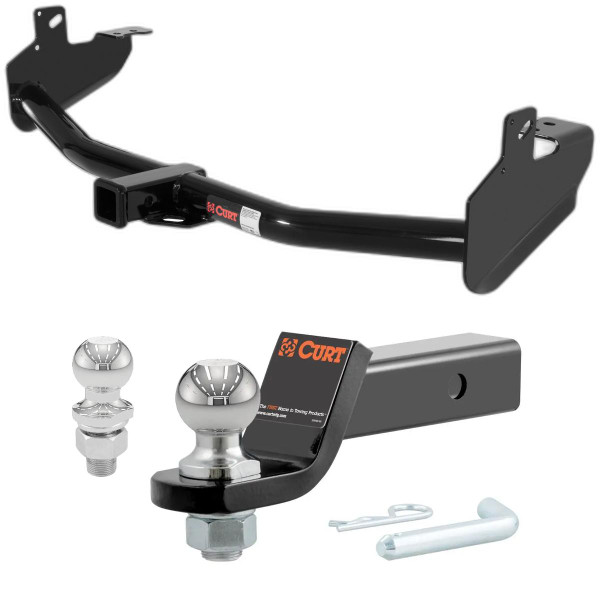 2004-2012 Chevrolet Colorado All CURT Class 3 Hitch, 2" Receiver + 2" Ball + 1-7/8" Ball Kit - CURT