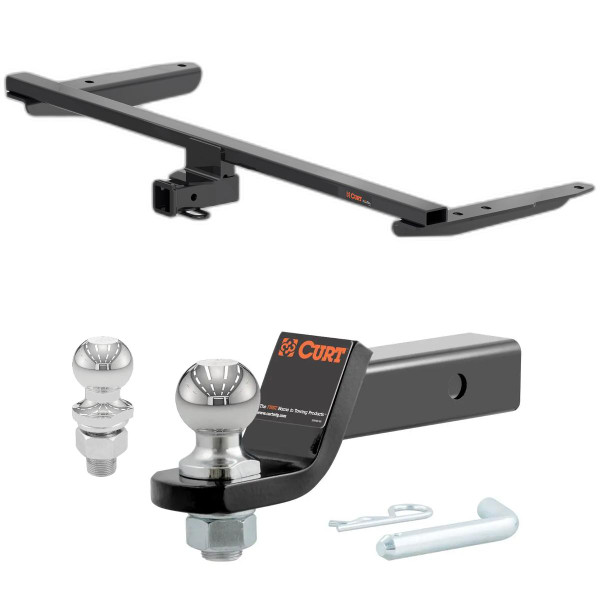 2018-2025 Honda Odyssey All CURT Class 3 Trailer Hitch, 2" Receiver + 2" Ball + 1-7/8" Ball Kit - CURT