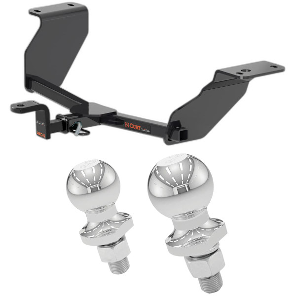 2020-2025 Toyota Corolla Sedan, excluding AWD Class 1 Trailer Hitch, 1-1/4" Ball Mount - CURT