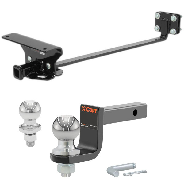 2008-2013 Mercedes-Benz C300 All Class 1 Hitch, 1-1/4" Receiver + 2" Ball + 1-7/8" Ball Kit - CURT