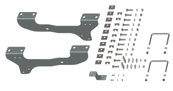 B&W Trailer Hitches Custom Installation Brackets For Universal Mounting Rails For Some GM Trucks Fifth Wheel Trailer Hitch Bracket BQVLRVR2503 - B&W Trailer Hitches