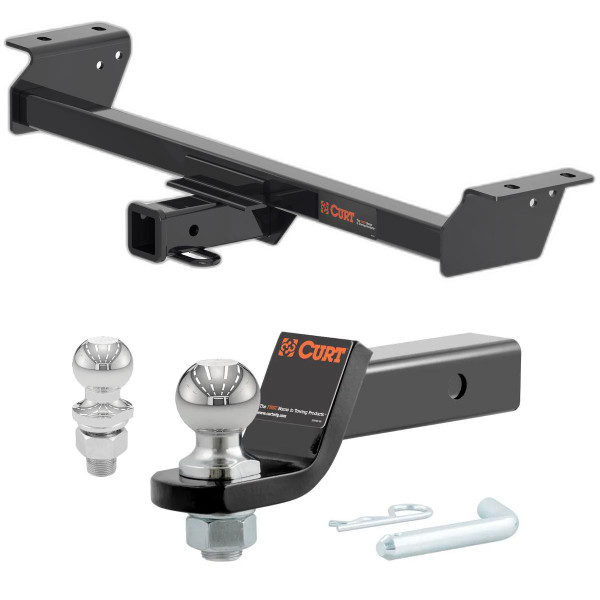 2016-2022 Lexus RX450h Excluding F Sport CURT Class 3 Trailer Hitch, 2" Receiver + 2" Ball + 1-7/8" Ball Kit - CURT
