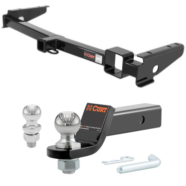 1998-2007 Toyota Land Cruiser All CURT Class 3 Trailer Hitch, 2" Receiver + 2" Ball + 1-7/8" Ball Kit - CURT