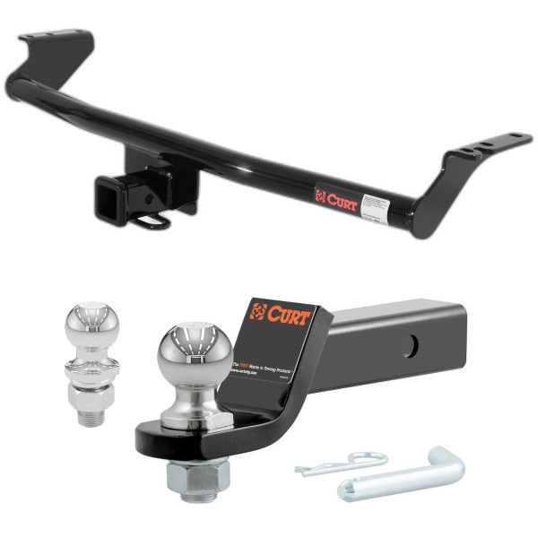 2001-2006 Hyundai Santa Fe All CURT Class 3 Trailer Hitch, 2" Receiver + 2" Ball + 1-7/8" Ball Kit - CURT