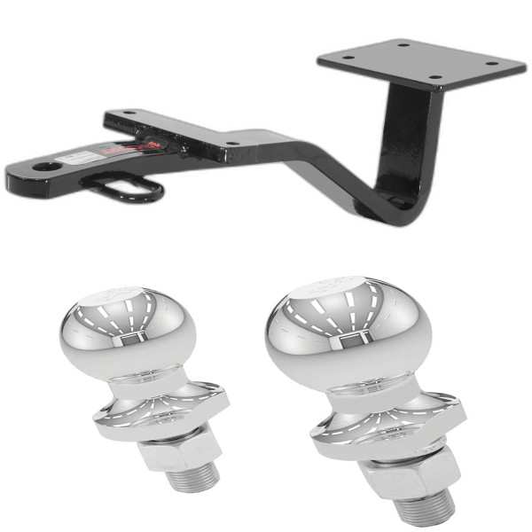 1980-1984 Volkswagen Jetta All Class 1 Fixed-Tongue Trailer Hitch with 2" & 1-7/8" Ball - CURT