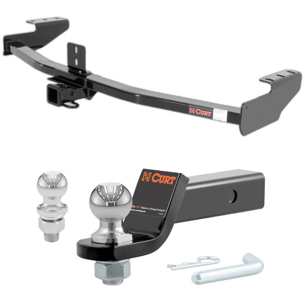 2006-2014 Honda Ridgeline All CURT Class 3 Trailer Hitch, 2" Receiver + 2" Ball + 1-7/8" Ball Kit - CURT