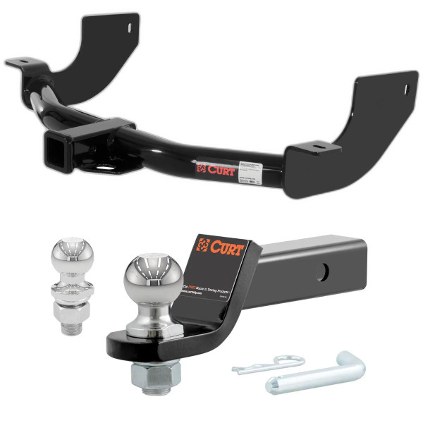 2010-2016 Land Rover LR4 All CURT Class 3 Trailer Hitch, 2" Receiver + 2" Ball + 1-7/8" Ball Kit - CURT