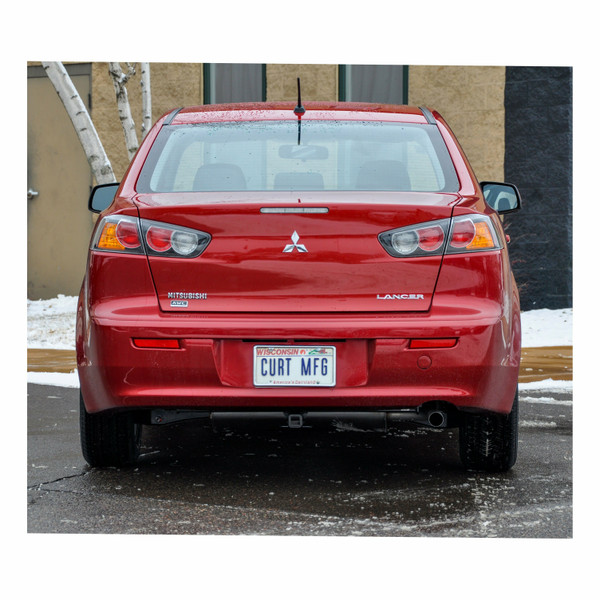 2016-2017 Mitsubishi Lancer SEL, Excluding Fore to Aft Mufflers Class 1 Trailer Hitch, 1-1/4" Ball Mount