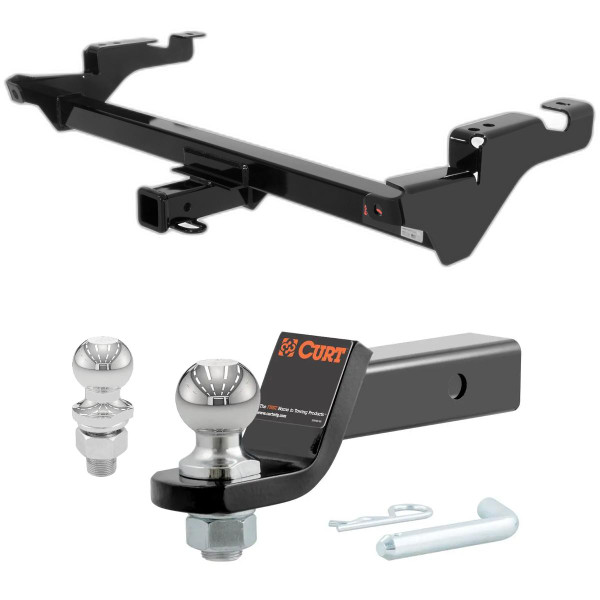 1978-1995 Chevrolet G10 All CURT Class 3 Trailer Hitch, 2" Receiver + 2" Ball + 1-7/8" Ball Kit - CURT