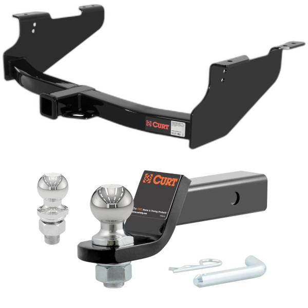 2011-2025 Ram 2500 Excluding factory receiver CURT Class 3 Trailer Hitch, 2" Receiver + 2" Ball + 1-7/8" Ball Kit - CURT