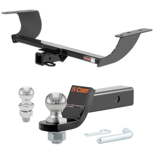 2012-2016 Dodge Charger All CURT Class 3 Hitch, 2" Receiver + 2" Ball + 1-7/8" Ball Kit - CURT