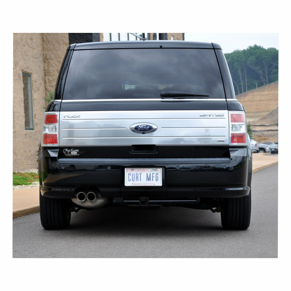 2009-2020 Ford Flex Without Dual Exhaust CURT Class 3 Trailer Hitch, 2" Receiver + 2" Ball + 1-7/8" Ball Kit