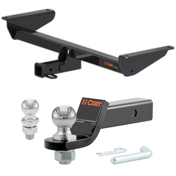 2018-2019 Volkswagen Atlas All CURT Class 3 Hitch, 2" Receiver + 2" Ball + 1-7/8" Ball Kit - CURT