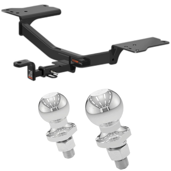 2017-2019 Chevrolet Cruze Hatchback, excluding diesel Class 1 Trailer Hitch, 1-1/4" Ball Mount - CURT