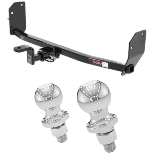 2005-2008 Ford Mustang All, Except GT Class 1 Trailer Hitch, 1-1/4" Ball Mount - CURT