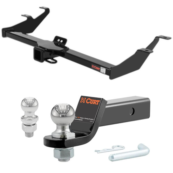 2003-2011 Honda Element EXCLUDING SC CURT Class 3 Trailer Hitch, 2" Receiver + 2" Ball + 1-7/8" Ball Kit - CURT