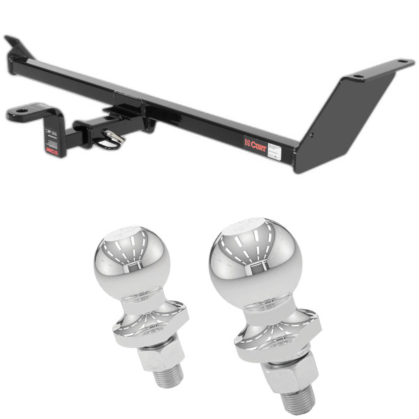 2012-2014 Mitsubishi Lancer GT Sportback, Excluding Fore to Aft Mufflers Class 1 Trailer Hitch, 1-1/4" Ball Mount - CURT
