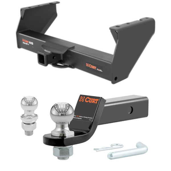 2007-2010 Dodge Ram 3500 Cab & Chassis Xtra Duty CURT Class 5 Hitch, 2" Receiver + 2" Ball + 1-7/8" Ball Kit - CURT