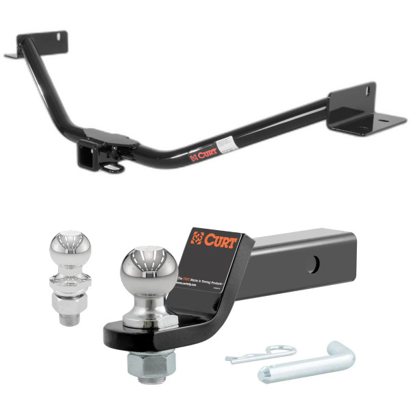 2011-2013 Kia Sorento All CURT Class 3 Trailer Hitch, 2" Receiver + 2" Ball + 1-7/8" Ball Kit - CURT