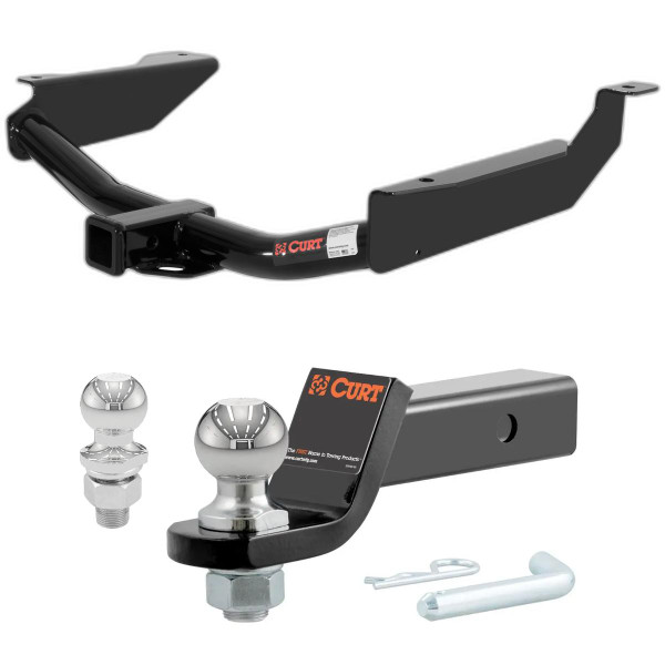 1998-2003 Dodge Durango All CURT Class 3 Trailer Hitch, 2" Receiver + 2" Ball + 1-7/8" Ball Kit - CURT