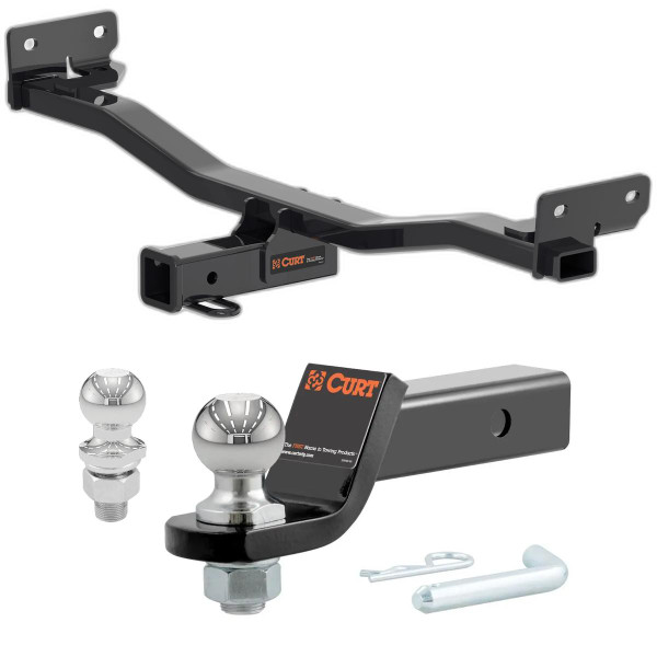 2023-2025 Kia Sportage All CURT Class 3 Trailer Hitch, 2" Receiver + 2" Ball + 1-7/8" Ball Kit - CURT