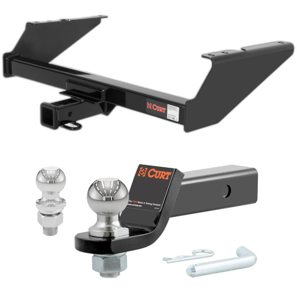 1997-2004 Ford F-150 Without 20 In. Spare CURT Class 3 Trailer Hitch, 2" Receiver + 2" Ball + 1-7/8" Ball Kit - CURT