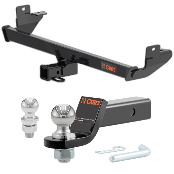 2025 Mazda CX-70 All CURT Class 3 Trailer Hitch, 2" Receiver + 2" Ball + 1-7/8" Ball Kit - CURT