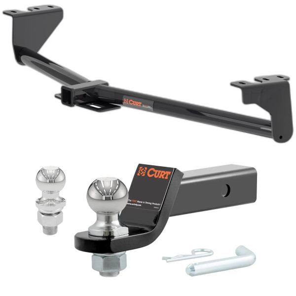 2022-2025 Kia Carnival All CURT Class 3 Trailer Hitch, 2" Receiver + 2" Ball + 1-7/8" Ball Kit - CURT