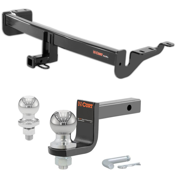2017-2018 Toyota Corolla iM Base Class 1 Trailer Hitch, 1-1/4" Receiver + 2" Ball + 1-7/8" Ball Kit - CURT