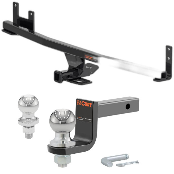 2020-2025 Hyundai Venue All Class 1 Trailer Hitch, 1-1/4" Receiver + 2" Ball + 1-7/8" Ball Kit - CURT