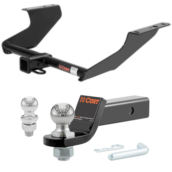 2009-2013 Subaru Forester All CURT Class 3 Trailer Hitch, 2" Receiver + 2" Ball + 1-7/8" Ball Kit - CURT