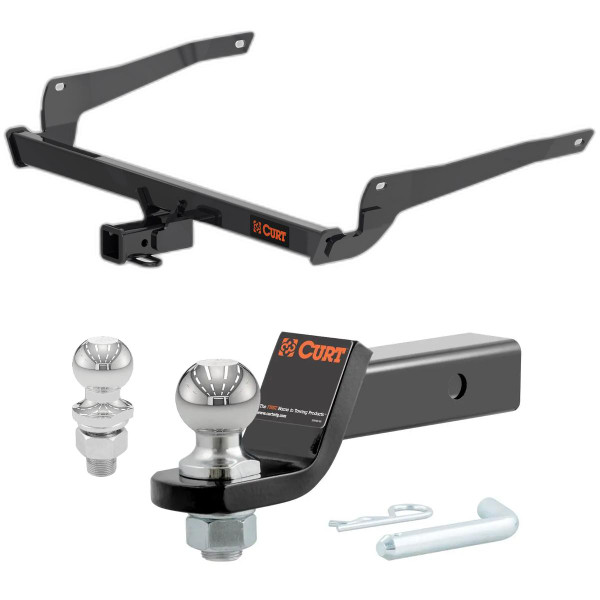 2024-2025 Mazda CX-90 All Class 3 Trailer Hitch, 2" Receiver + 2" Ball + 1-7/8" Ball Kit - CURT