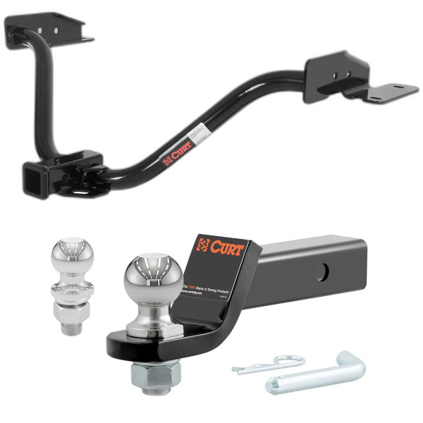 2004-2008 Chrysler Pacifica All CURT Class 3 Trailer Hitch, 2" Receiver + 2" Ball + 1-7/8" Ball Kit - CURT
