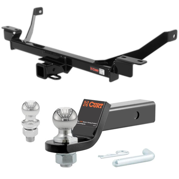 1999-2002 Mercury Villager All CURT Class 3 Trailer Hitch, 2" Receiver + 2" Ball + 1-7/8" Ball Kit - CURT