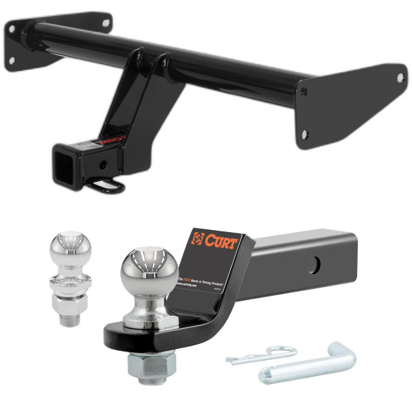 2008-2010 Saturn Vue All CURT Class 3 Trailer Hitch, 2" Receiver + 2" Ball + 1-7/8" Ball Kit - CURT